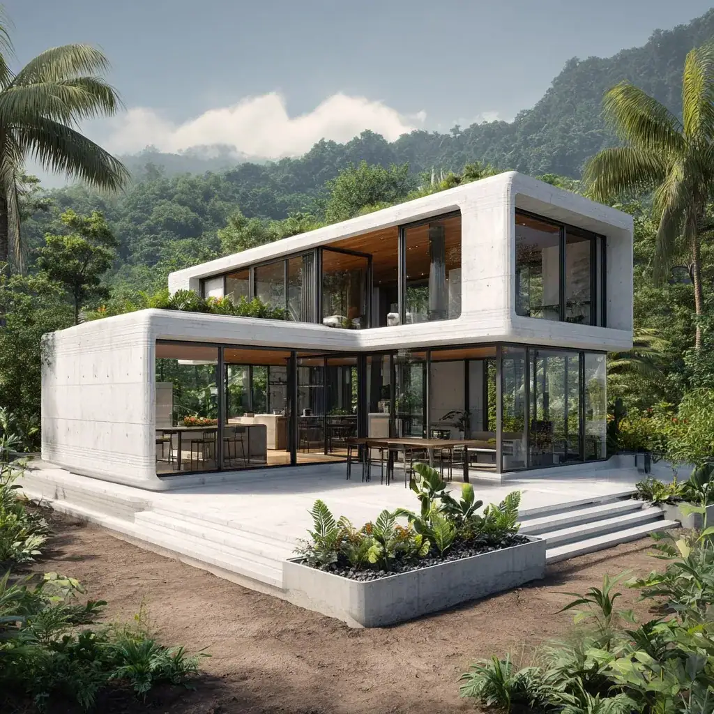 Проект «Дом в стиле SAOTA» 150 м² — фото 1
