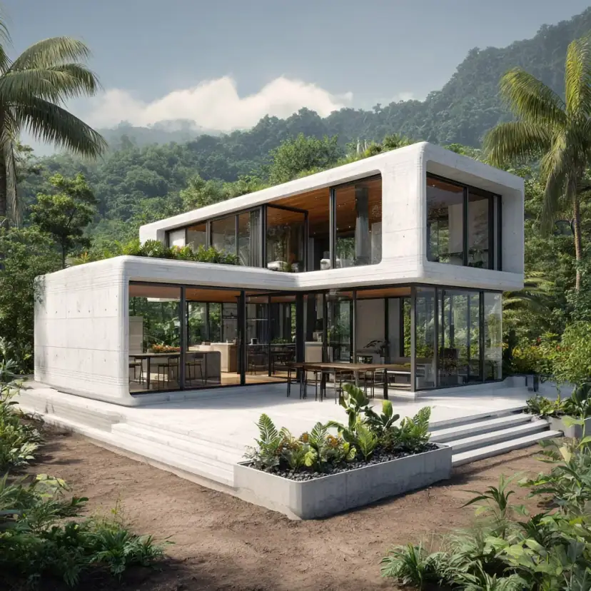 Проект «Дом в стиле SAOTA» 150 м²