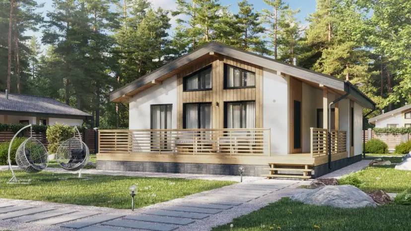 Дом МОНЕ 75 — 75 м² + терраса 29 м²