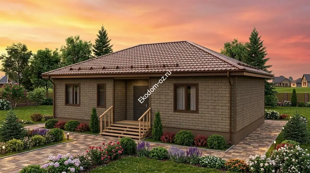 Проект «Лагуна с гаражом» 106,32 м² — фото 1