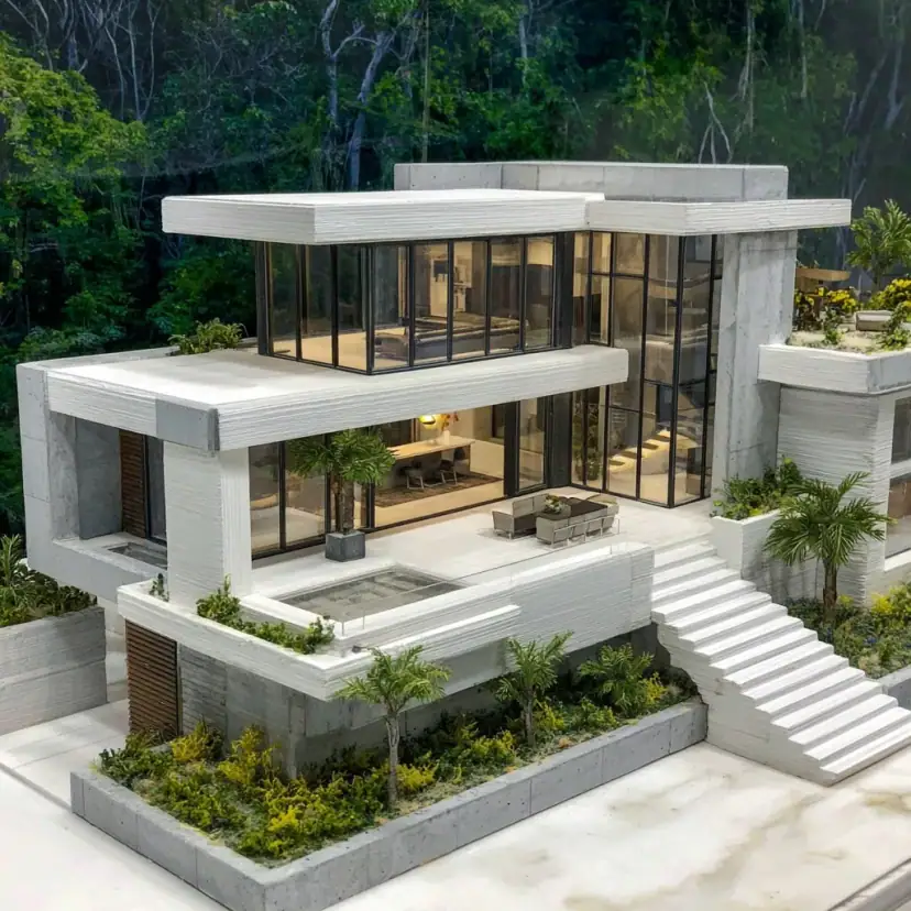 Проект «Дом в стиле SAOTA» 140 м²